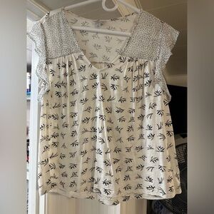 Lucky brand blouse size Large